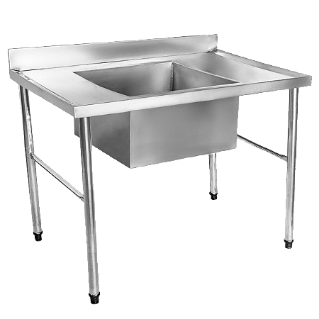 Pia Total Inox 1,00x70x90cm Cuba Central PIA-100X70-CC