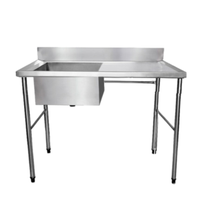 Pia Total Inox 1,20x70cm Cuba Lado Esquerdo PIA-120X70-CE