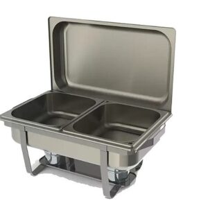 Rechaud Retangular Inox PROGÁS PR-111