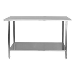 Mesa Total Inox Com Paneleiro 1.50x70 DC MESA-150X70