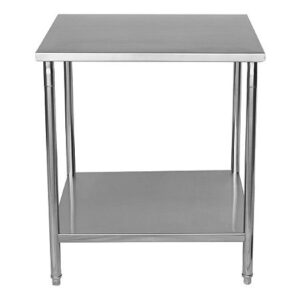 Mesa Total Inox Com Paneleiro 80x70 DC MESA-80X70