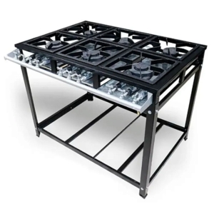 Fogão industrial a gás Innal 6 queimadores FLP6B3DP5