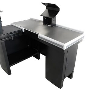 Balcão Caixa Check Out 1.30m em L INNAL BCL13