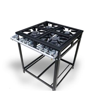 Fogão industrial a gás Innal 4 queimadores modelo FLP4B2DP5