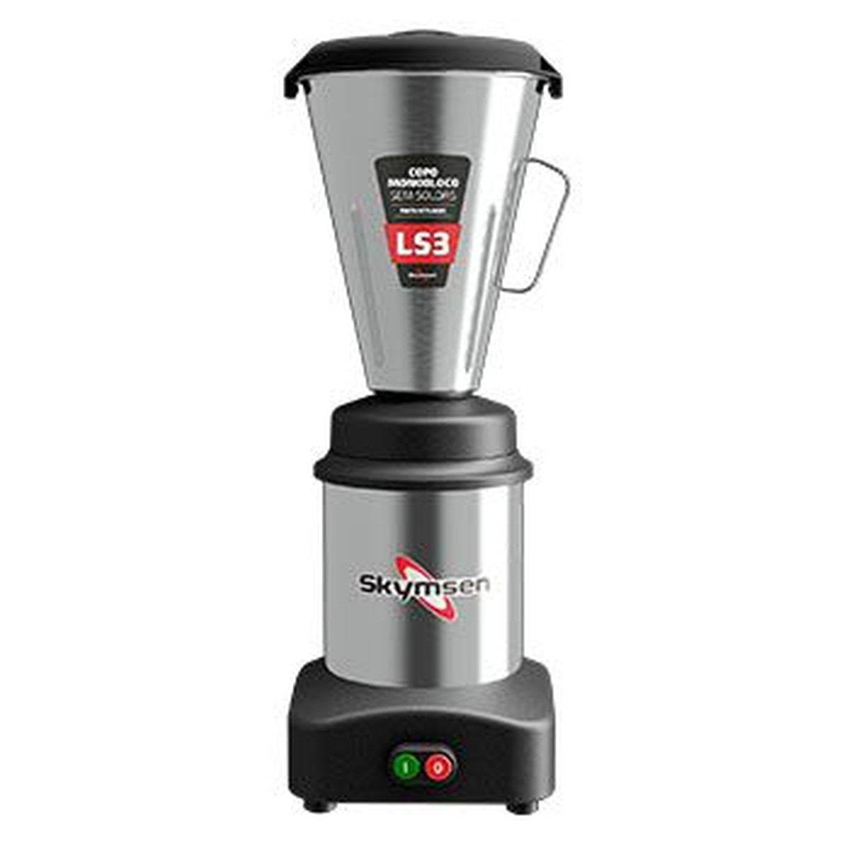 Liquidificador Comercial Inox 3,6 Litros Baixa Rotação SKYMSEN LB-3.6