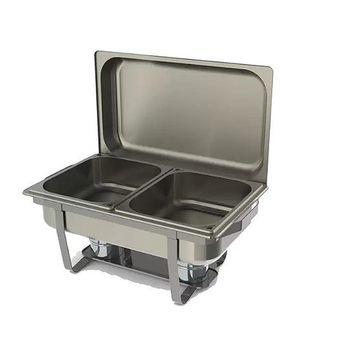 Rechaud Retangular Inox PROGÁS PR-111