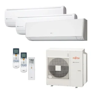 Ar Condicionado Multi-Split Fujitsu Inverter 45.000 Btu/h (1x 7.000 e 2x 24.000) Quente/Frio 220V