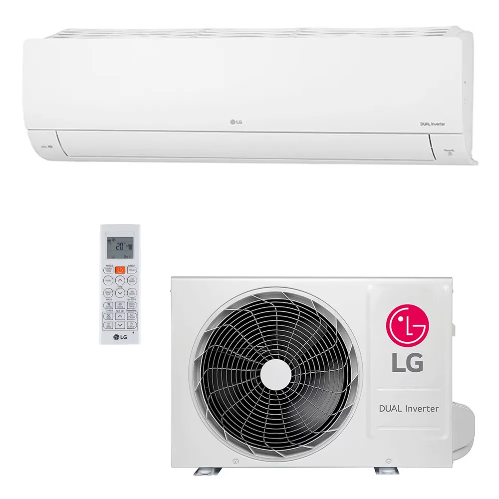 Ar Condicionado Split Hi-Wall LG Dual Inverter Compact +AI 9.000 BTU/h Frio 220V