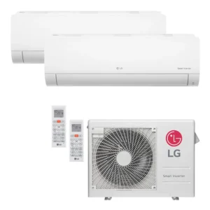 Ar Condicionado Multi-Split LG Inverter 18.000 BTU/h (1x 7.200 e 1x 8.500) Quente/Frio 220V