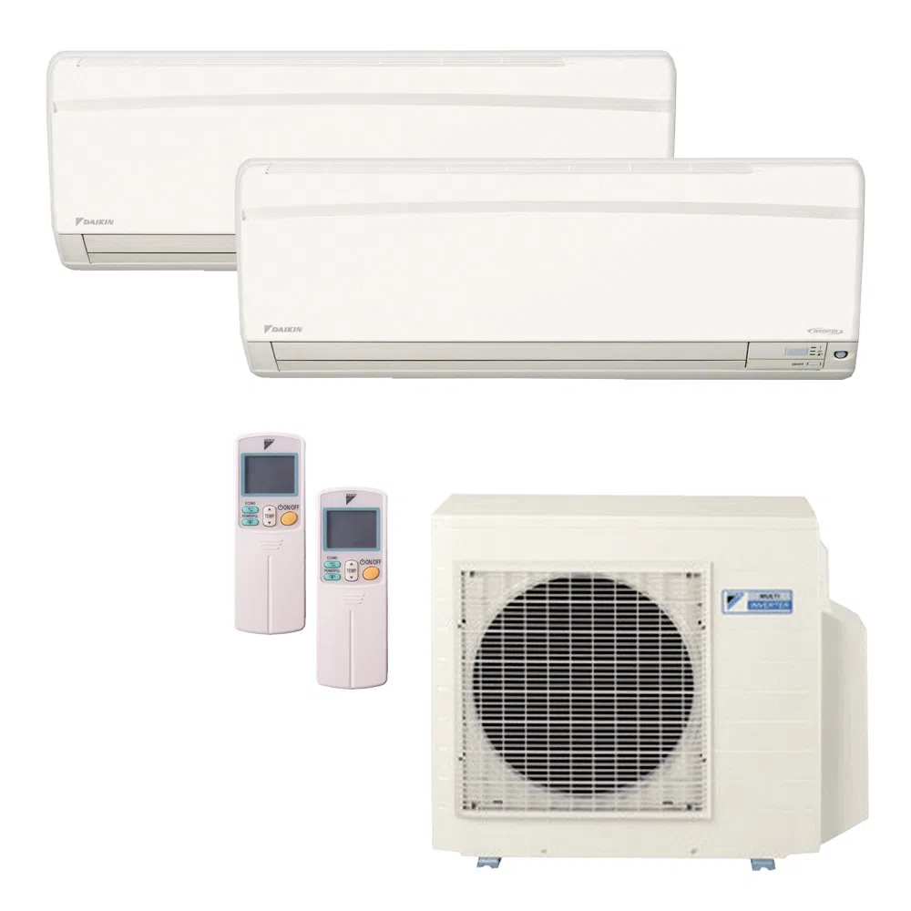 Ar Condicionado Daikin Multi Split Inverter 18.000 BTU/h (2x 12.000) - Quente/Frio 220V