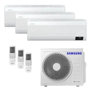 Ar Condicionado Multi-Split Samsung Wind Free Inverter 24.000 BTU/h (2x 12.000 e 1x 9.000) Quente/Frio 220v