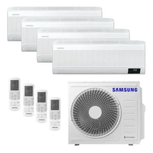 Ar Condicionado Multi-Split Samsung Wind Free Inverter 28.000 BTU/h (2x 9.000 e 2x 12.000) Quente/Frio 220v