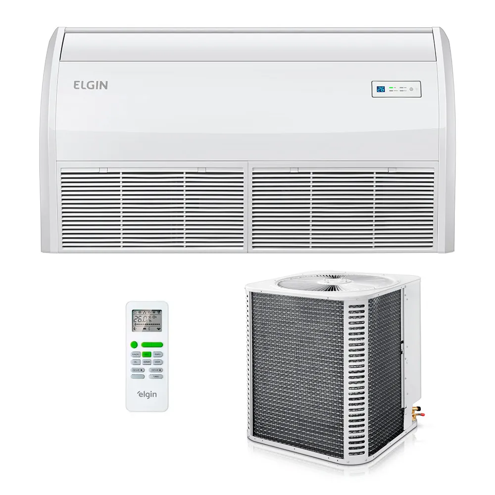 Ar Condicionado Piso Teto Elgin Eco 60.000 BTU/h Frio 380V Trifásico | Gás R-32