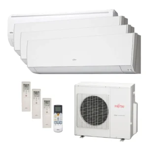 Ar Condicionado Multi Split Inverter Fujitsu 30.000 BTU/h (2x 9.000 1x 12.000 e 1x 18.000) Quente/Frio 220V
