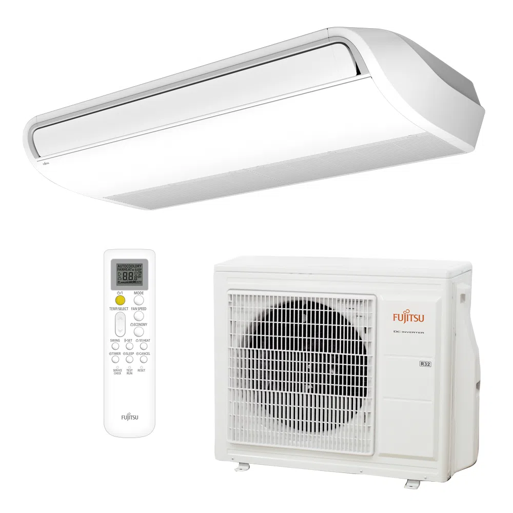 Ar Condicionado Piso Teto Inverter Fujitsu 18.000 BTU/h Quente/Frio 220v | Gás R32