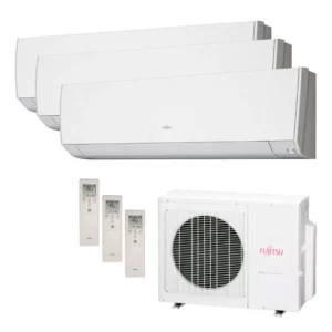 Ar Condicionado Multi Split Inverter Fujitsu 24.000 BTU/h (3x 9.000) Quente/Frio 220V